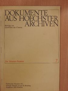 Dokumente aus hoechster Archiven 7. [antikvár]