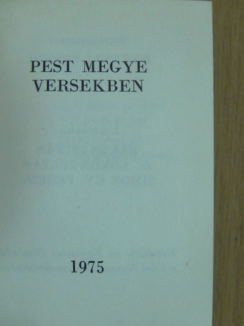 Áprily Lajos - Pest megye versekben (minikönyv) (számozott) [antikvár]