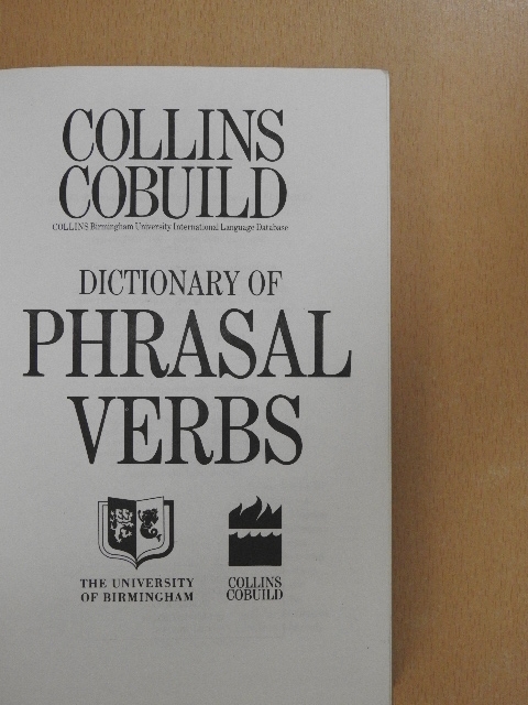 Collins Cobuild Dictionary of Phrasal Verbs [antikvár]