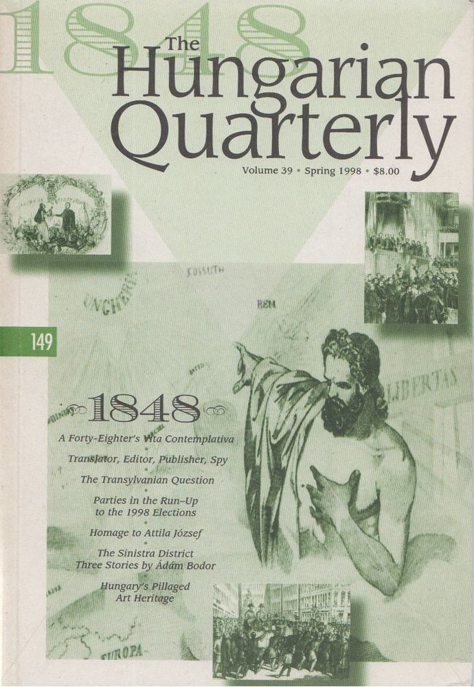 Miklós Vajda (ed.) - The Hungarian Quarterly Volume 39 - Spring 1998 [antikvár]