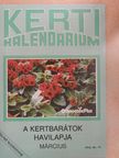 Dr. Ferenczy Tibor - Kerti Kalendárium 1992. március [antikvár]