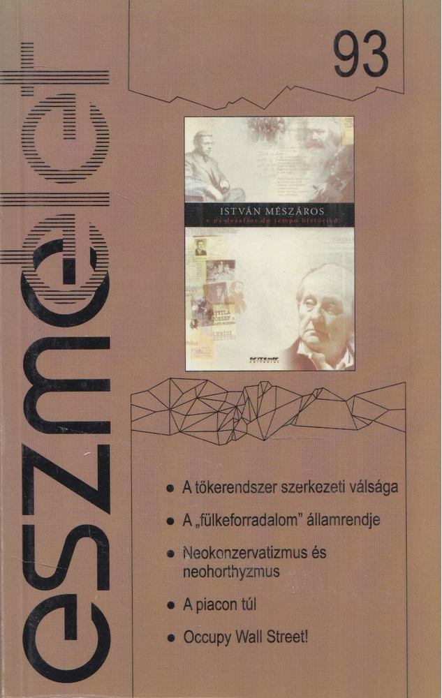LUGOSI GYŐZŐ - Eszmélet 93. szám (2012. tavasz) [antikvár]