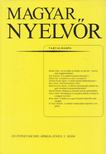 Magyar Nyelvőr 129. évfolyam 2005. április- június 2. szám [antikvár]