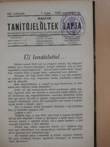 Annus Antal - Magyar Tanítójelöltek Lapja 1933. szeptember-1934. május [antikvár]