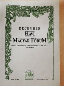 Bálint László - Havi Magyar Fórum 2005. december [antikvár]