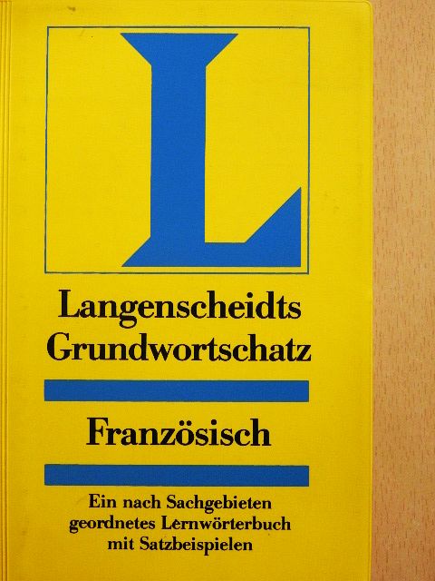 Langenscheidts Grundwortschatz Französisch [antikvár]