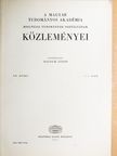 Csuták János - A Magyar Tudományos Akadémia Biológiai Tudományok Osztályának Közleményei XX. kötet 1-2. szám [antikvár]