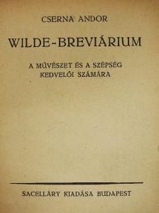 André Gide - Wilde-breviárium [antikvár]