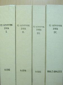Új könyvek 1984. I-IV. [antikvár]