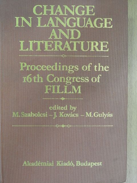 Aleksandar Flaker - Change in language and literature [antikvár]