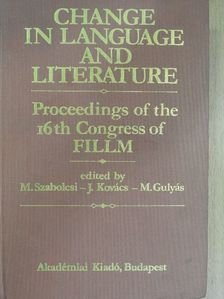Aleksandar Flaker - Change in language and literature [antikvár]