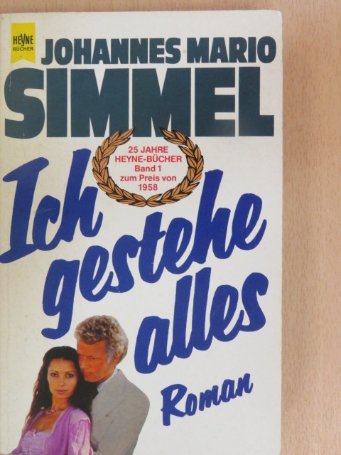 Johannes Mario Simmel - Ich gestehe alles [antikvár]
