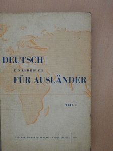 Carmen Jungnik - Deutsch - Ein Lehrbuch Für Ausländer I. [antikvár]