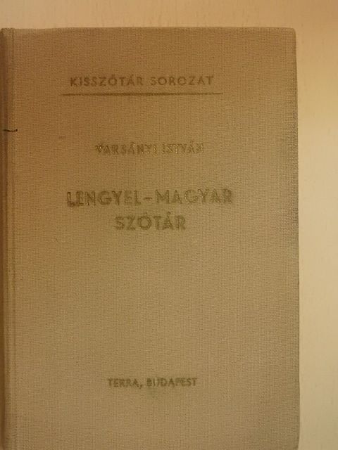 Varsányi István - Lengyel-magyar szótár [antikvár]