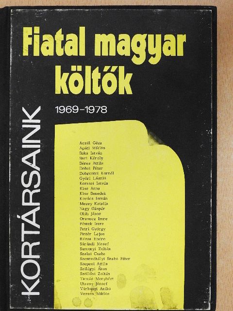 Alföldy Jenő - Fiatal magyar költők [antikvár]