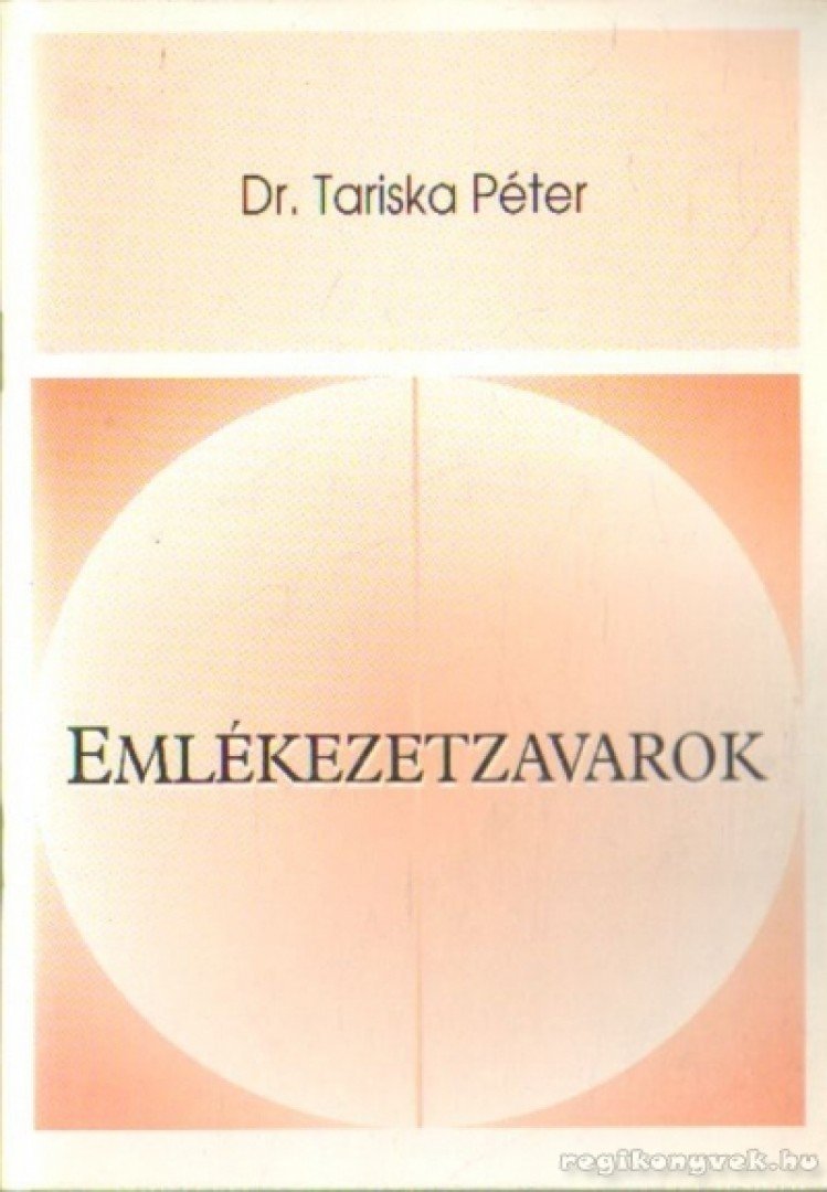 Tariska Péter dr. - Emlékezetzavarok [antikvár]