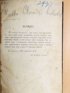 Dr. Wartha Vincze - Chemia Technologia I. [antikvár]