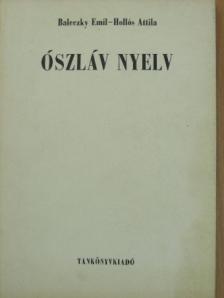 Baleczky Emi - Ószláv nyelv [antikvár]