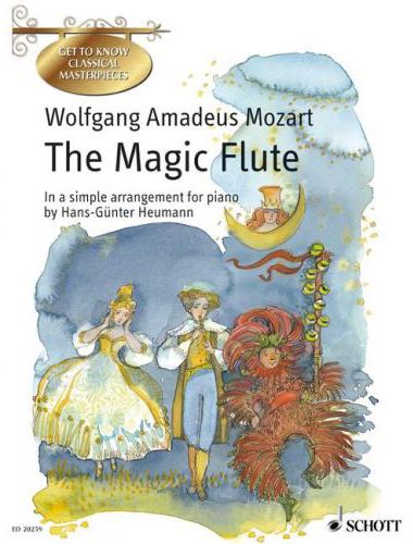 MOZART, W,A, - THE MAGIC FLUTE IN A SIMPLE ARRANGEMENT FOR PIANO BY G.HEUMANN