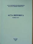 Belényi Gyula - Acta Historica Tomus CIV. [antikvár]