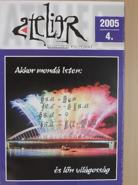 Eva Dénesová - Atelier 2005/4. [antikvár]