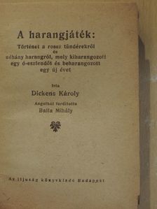 Dickens Károly - A harangjáték [antikvár]