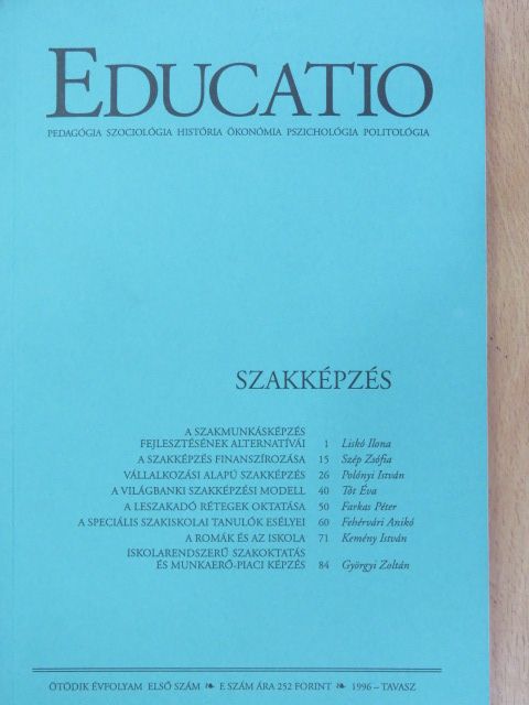 Farkas Péter - Educatio 1996/1. Tavasz [antikvár]