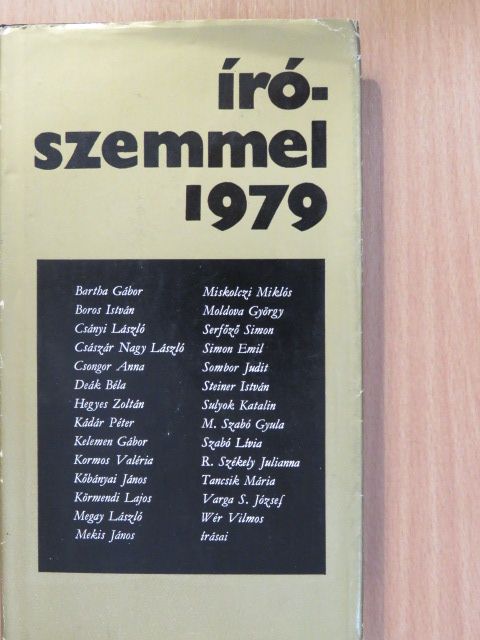 Bartha Gábor - Írószemmel 1979 (dedikált példány) [antikvár]