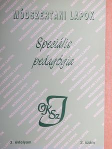 Bánhegyi Attila - Módszertani Lapok - Speciális pedagógia 1996. december [antikvár]