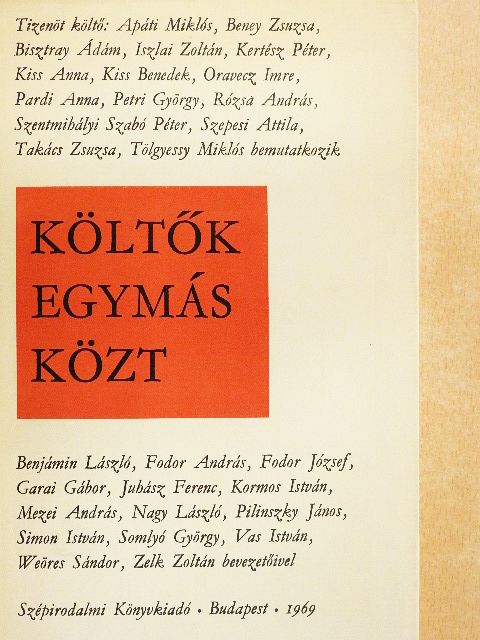 Apáti Miklós - Költők egymás közt [antikvár]
