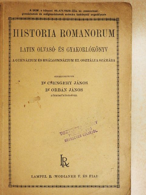 Historia Romanorum [antikvár]
