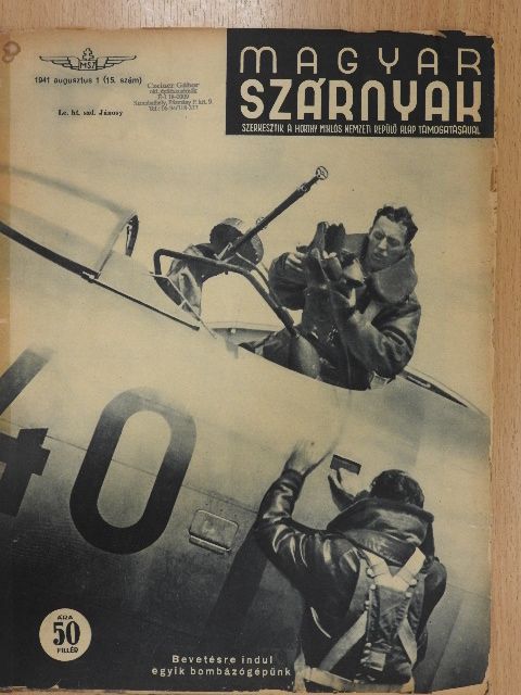 B. T. - Magyar Szárnyak 1941. augusztus 1. [antikvár]