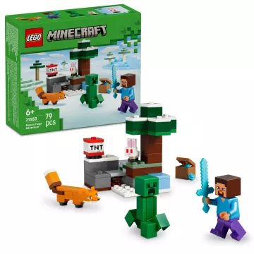 LEGO Minecraft Steve tajgai kalandjai 21583