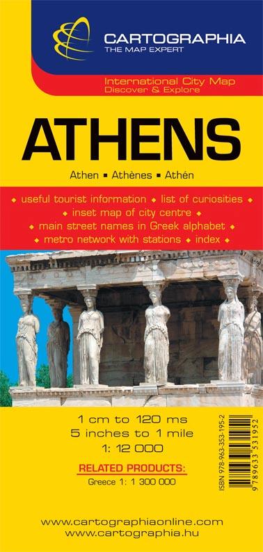 353195110 - ATHÉN VÁROSTÉRKÉP 1:12000