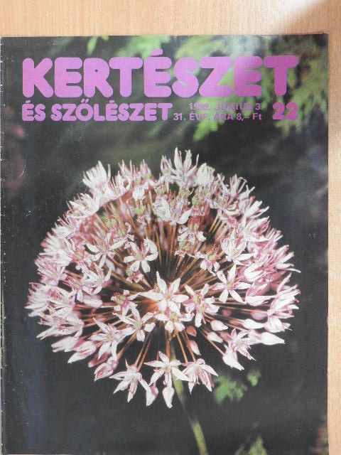 Dr. Kriszten György - Kertészet és Szőlészet 1982. június 3. [antikvár]