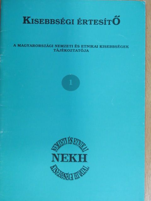 Kisebbségi értesítő 1993. [antikvár]