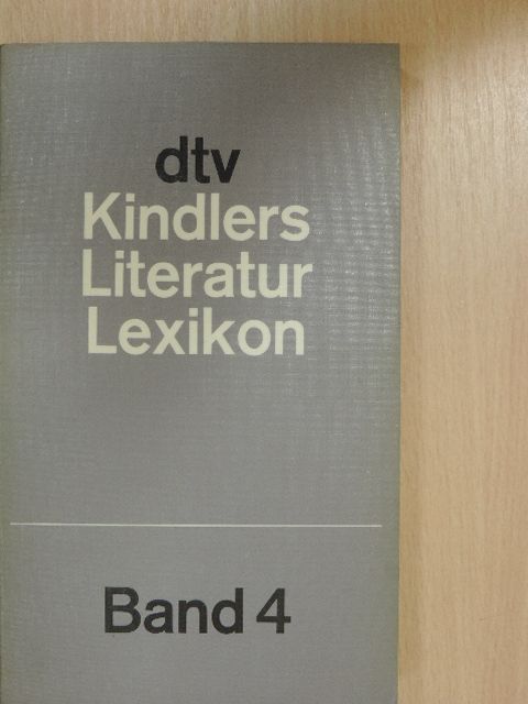 Kindlers Literatur Lexikon 4 (töredék) [antikvár]