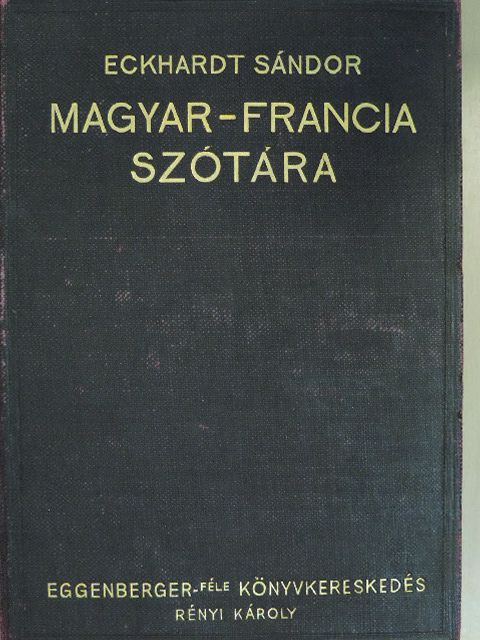Magyar-francia szótár [antikvár]