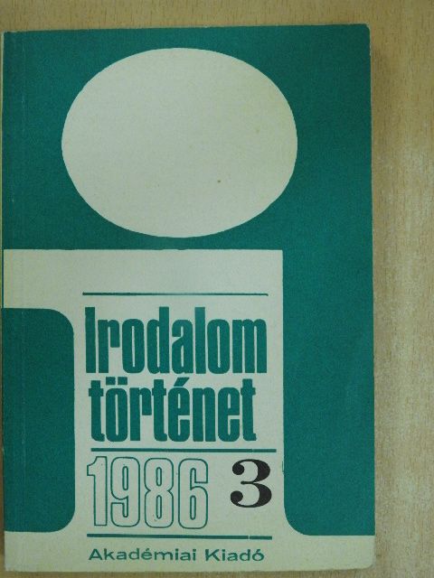 Bárdos László - Irodalomtörténet 1986/3. [antikvár]