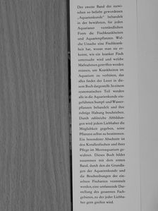 Dr. Günther Sterba - Aquarienkunde II. [antikvár]