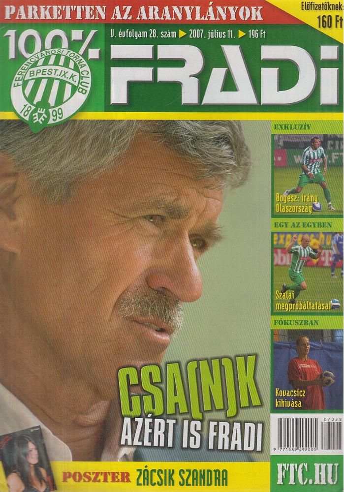 Privacsek András (szerk.) - 100% Fradi V. évf. 28. szám [antikvár]