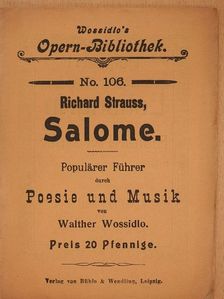 Richard Strauss - Salome (gótbetűs) [antikvár]