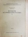 Dr. Jándy Géza - Bevezetés az operációkutatásba I. [antikvár]