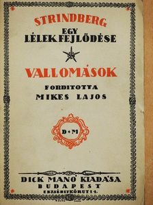 Strindberg Ágost - Egy lélek fejlődése V. [antikvár]