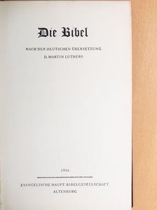Die Bibel [antikvár]