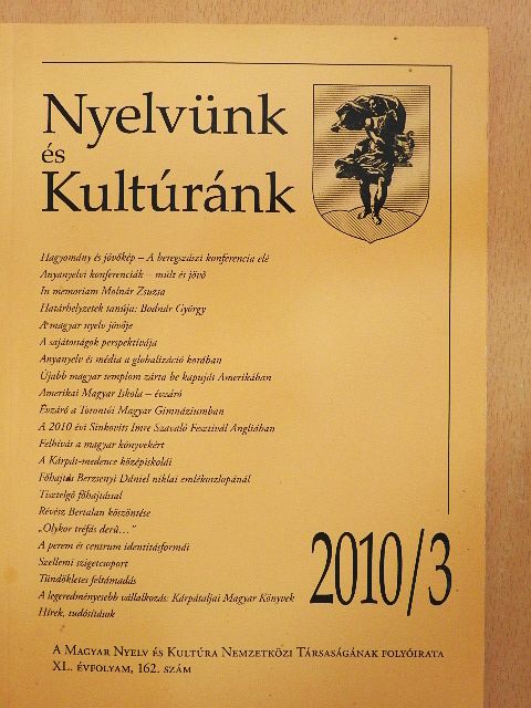 Alabán Ferenc - Nyelvünk és Kultúránk 2010/3. [antikvár]