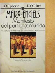 Friedrich Engels - Manifesto del partito comunista/In memoria del Manifesto dei comunisti [antikvár]