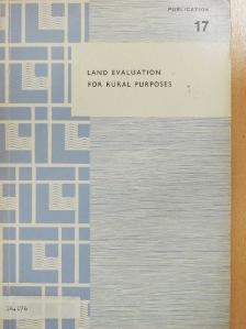 Land Evaluation for Rural Purposes [antikvár]