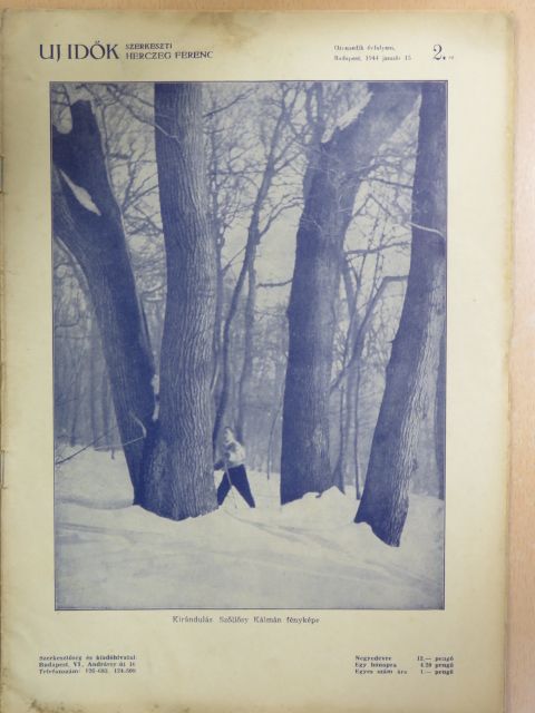 Balajti Farkas Erzsébet - Uj idők 1944. január 15. [antikvár]