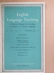 A. S. Hornby - English Language Teaching November 1946 [antikvár]
